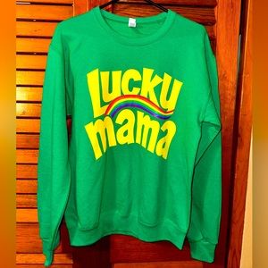Lucky Mama Sweatshirt - Size Small - St Patrick’s Day - Sweetees